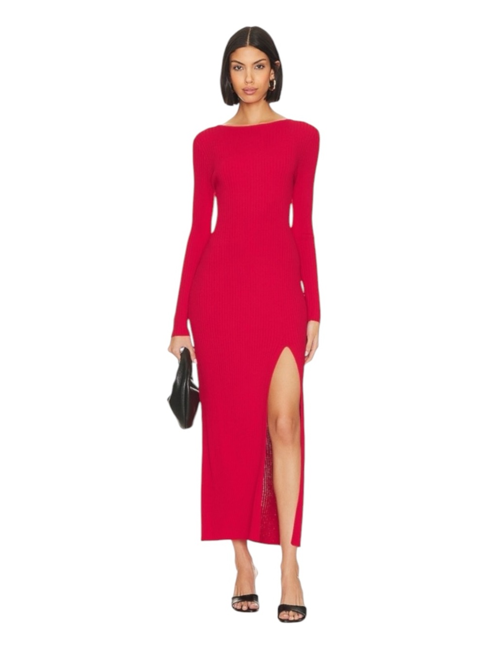 NWT Revolve Line and Dot Jules Maxi Dress in Red Size Large